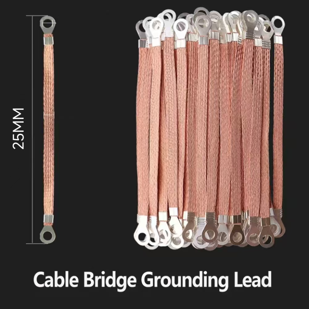 Copper Wire Roll - 6 قطع من أسلاك التأريض النحاسية